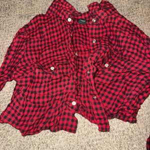 Crop top flannel
